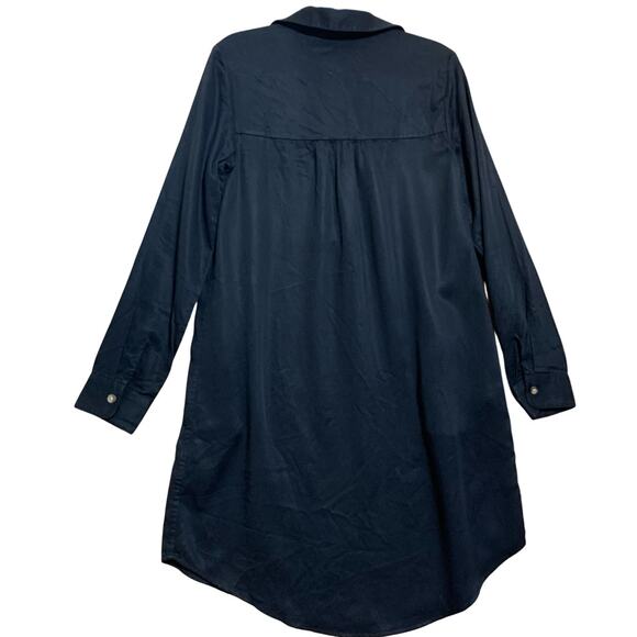 FAT FACE Black Tencel HARPER Shirt Dress  Sz 4 NWT - Picture 3 of 14